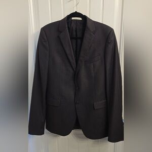 Joseph Abboud Reda Super 110’s Wool Blazer 40L Extreme Slim Fit Charcoal